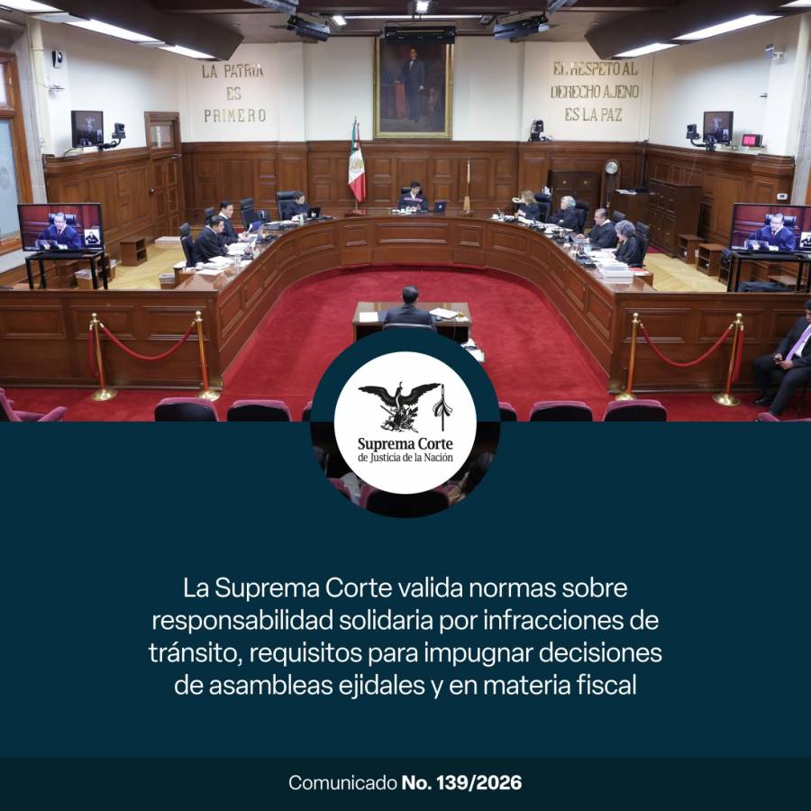 SCJN valida responsabilidad solidaria de propietarios por multas de tránsito en CDMX