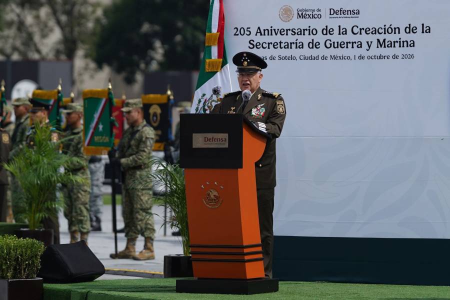 Sedena conmemora 205 años de la creación de la Secretaría de Guerra y Marina