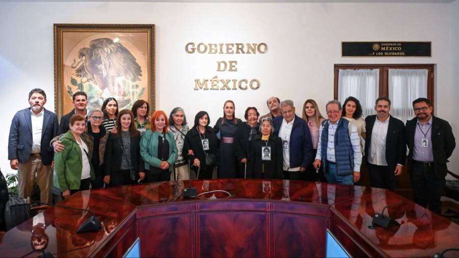 Sheinbaum da seguimiento con Comité Eureka a demanda de verdad y justicia por la Guerra Sucia
