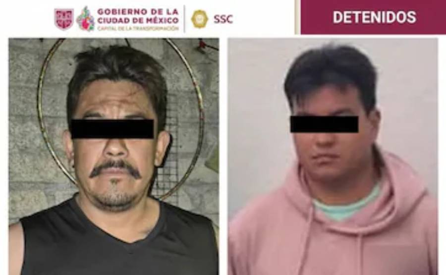 Detienen a dos presuntos integrantes de grupo dedicado al robo de motocicletas en CDMX