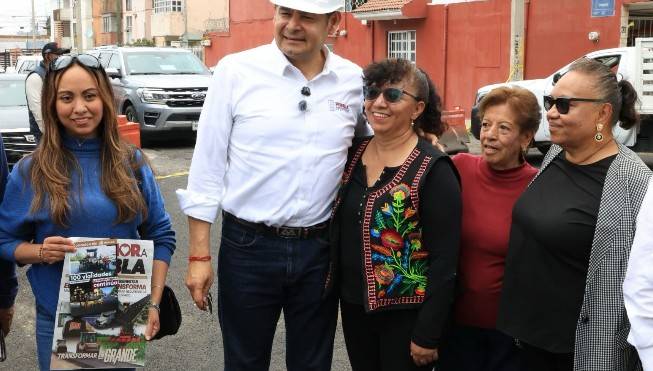 Puebla rehabilita 76 vialidades en 2026; 18 Poniente lleva 61% de avance