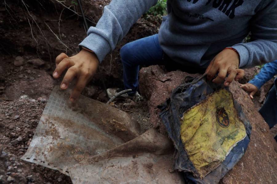Hallan restos humanos en barranca de Copanatoyac durante jornada de búsqueda en la Montaña de Guerrero