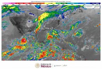 Hurac&aacute;n Rachel se aleja de costas mexicanas en categor&iacute;a 3 pero mantiene oleaje de hasta seis metros