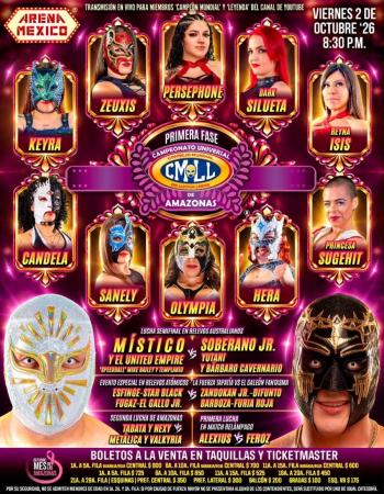 ¡Arranca el Mes de las Amazonas en el CMLL!