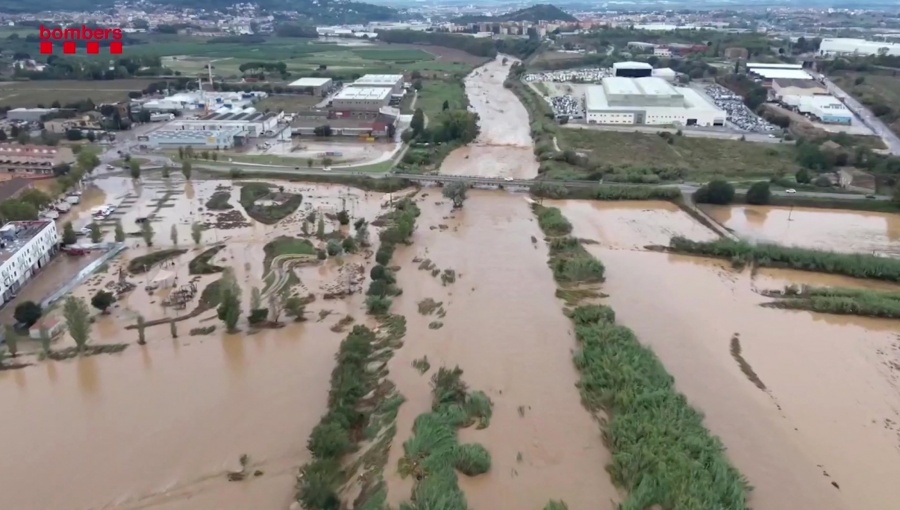 Dos muertos por lluvias torrenciales en la provincia de Barcelona