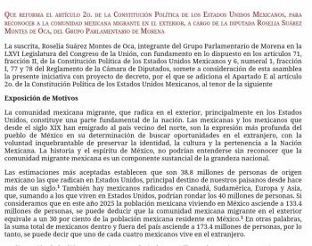 Plantean reconocer en la Constituci&oacute;n a la comunidad mexicana migrante