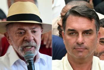 Fl&aacute;vio Bolsonaro supera ampliamente a Lula en conteo parcial de presidenciales brasile&ntilde;as