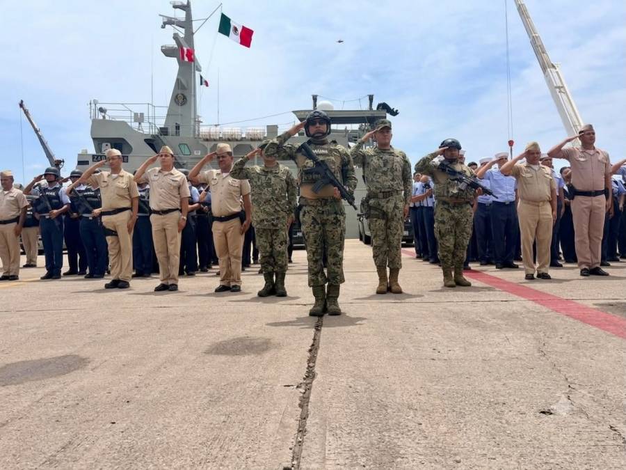 Marina reitera su compromiso con la relación binacional en materia de seguridad fronteriza y marítima con Estados Unidos