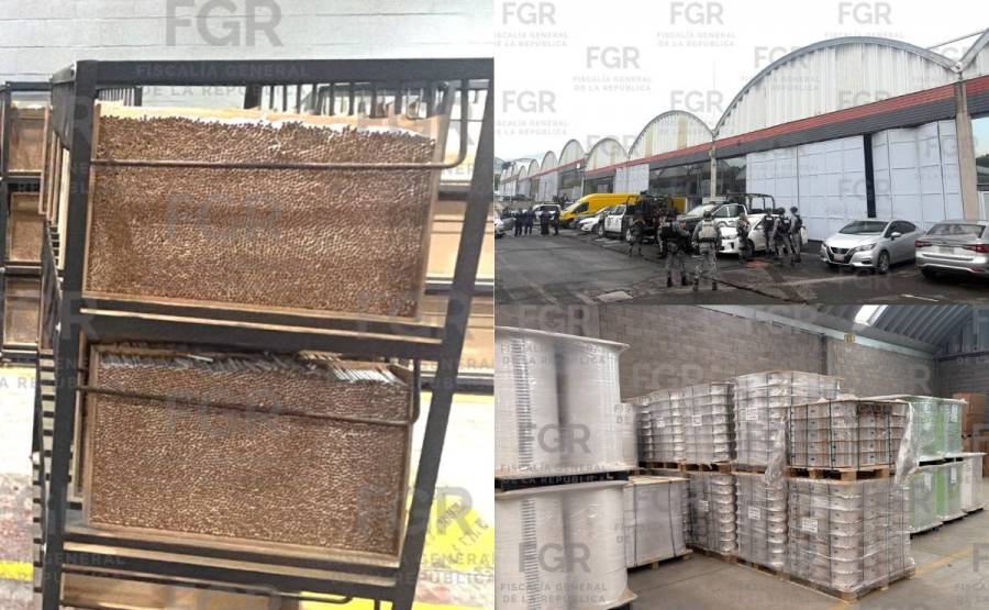 FGR asegura fábrica clandestina de cigarros falsificados en Huixquilucan; golpe al mercado ilegal alcanzaría 330 mdp