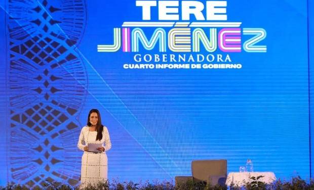 Tere Jiménez presenta su Cuarto Informe de Gobierno en Aguascalientes