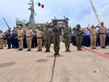 Marina reitera su compromiso con la relaci&oacute;n binacional en materia de seguridad fronteriza y mar&iacute;tima con Estados Unidos