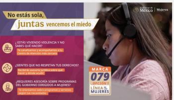 Una de cada tres llamadas al 079 es por riesgo feminicida