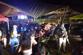 Colapso de gradas durante jaripeo en Xochimilco deja 12 lesionados durante fiesta patronal