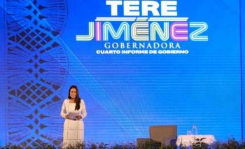 Tere Jim&eacute;nez presenta su Cuarto Informe de Gobierno en Aguascalientes