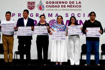 Impulsa Clara Brugada Programa Mercomuna para beneficiar a m&aacute;s de 600 mil Familias y 60 mil Comercios