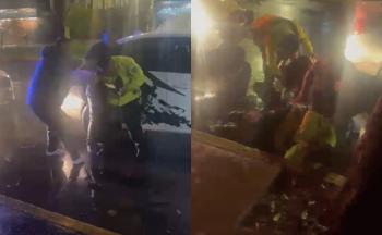 Detienen a dos hombres por agredir a agentes de Tr&aacute;nsito durante infracci&oacute;n en Tlalpan