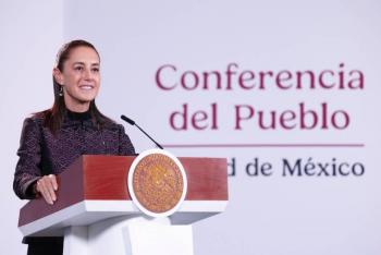 Presidenta Claudia advierte sobre intentos de intervenci&oacute;n de la derecha internacional en elecciones de M&eacute;xico