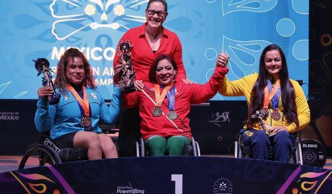 Amalia Pérez se corona en Parapan American Open Championships de Para Powerlifting