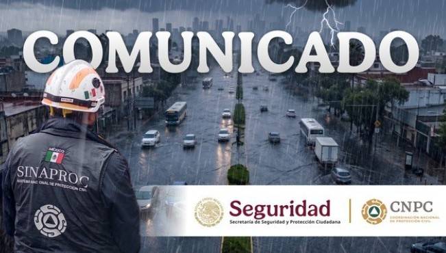 CNPC despliega misi&oacute;n en Veracruz por lluvias de hasta 250 mm; activan refugios y planes DN-III