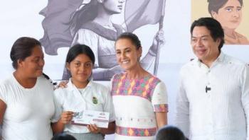 SEP inicia dispersi&oacute;n de la Beca Universal Rita Cetina para 5.2 millones de estudiantes de secundaria