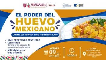 ¡5 Mil Desayunos Gratis para celebrar el D&iacute;a Mundial del Huevo!