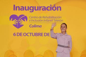 Presidenta Sheinbaum inaugura en Colima el CRIT 31; atender&aacute; a 700 ni&ntilde;as y ni&ntilde;os