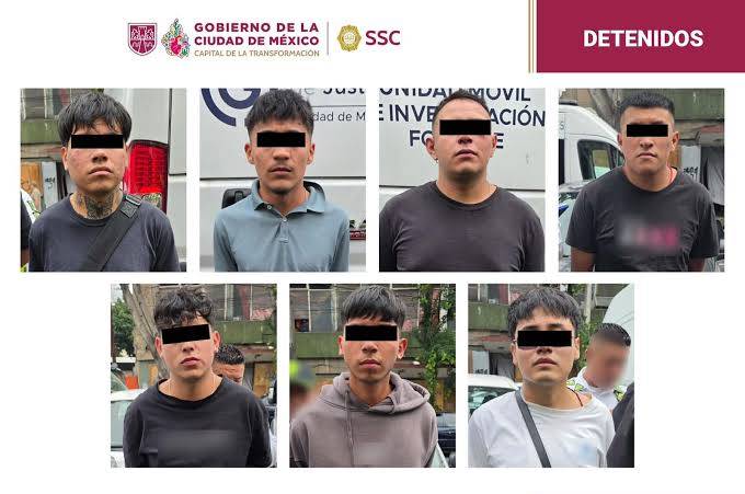 Efectivos de la SSC Detuvieron a Siete Personas que agredieron a Elementos de Seguridad