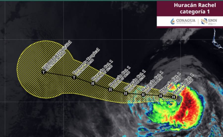 Conagua alerta por depresión tropical Veinte-E, tormenta Isaias y posible impacto del huracán Rachel en México