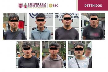Efectivos de la SSC Detuvieron a Siete Personas que agredieron a Elementos de Seguridad