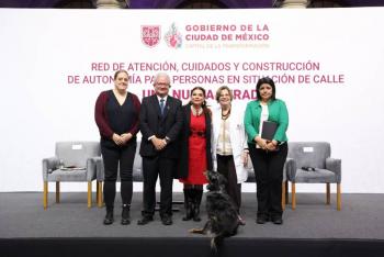 Presenta Clara Brugada Nueva Pol&iacute;tica Integral de Cuidados para Personas en Situaci&oacute;n de Calle