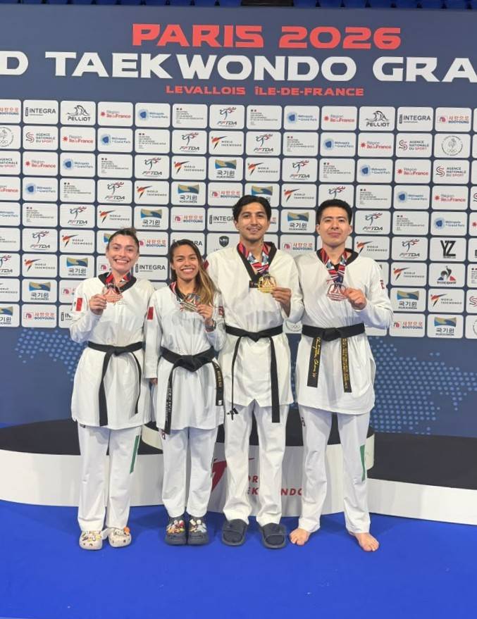 Diego García y Claudia Romero se coronan en Grand Prix Mundial de Para Taekwondo París 2026