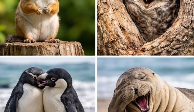 Comedy Wildlife Awards 2026: los finalistas de las fotos de animales más divertidas y cómo votar
