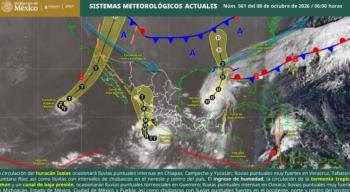 M&eacute;xico, entre dos ciclones: Isa&iacute;as y Simon amenazan con lluvias torrenciales
