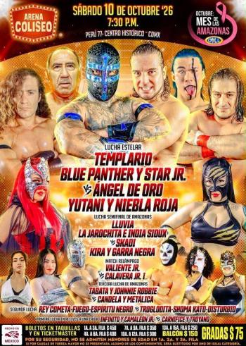 Grandes estrellas se enfrentan este fin de semana en Arena Coliseo y Arena Meacutexico