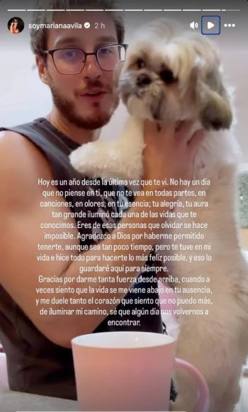 Mariana Aacutevila recuerda a Fede Dorcaz a un antildeo de su asesinato con un emotivo mensaje en redes sociales