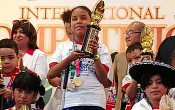 Ni&ntilde;a tamaulipeca con discapacidad visual conquista campeonato internacional de aritm&eacute;tica mental en Panam&aacute;