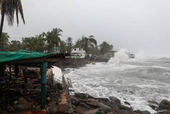 Protecci&oacute;n Civil pide mantener precauciones por lluvias, vientos fuertes y oleaje en el pa&iacute;s