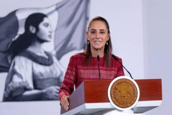 Sheinbaum no descarta aumentar compras de gas a EU para garantizar suministro el&eacute;ctrico
