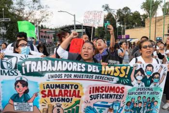 Marcha de trabajadores del IMSS podriacutea afectar Reforma e Insurgentes este martes en CDMX