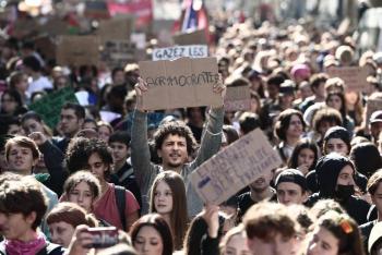 Francia supera las 6 mil detenciones durante protestas estudiantiles
