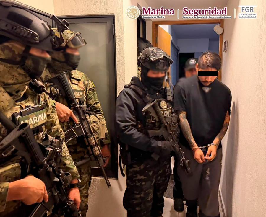 Marina y SSPC detienen en Jalisco a presunto líder criminal vinculado con el Istmo de Tehuantepec