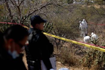 Autoridades de Hidalgo recuperan cinco cuerpos en fosa clandestina en Atotonilco de Tula