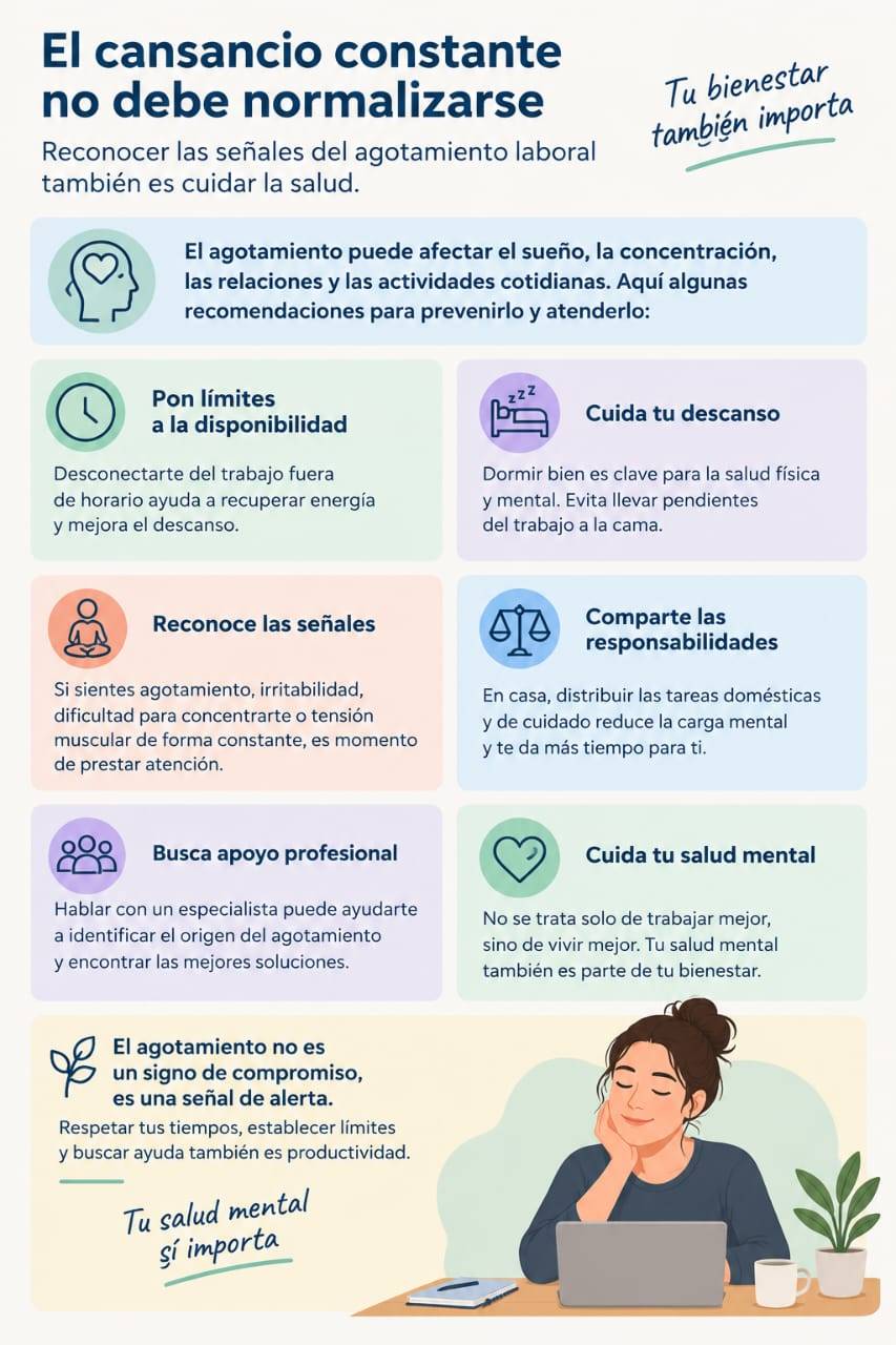 Especialistas llaman a no normalizar el agotamiento laboral