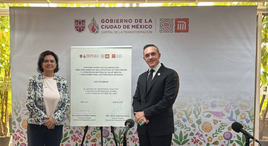 Metro de CDMX y Centros de Integración Juvenil refuerzan estrategia de prevención del suicidio y salud mental