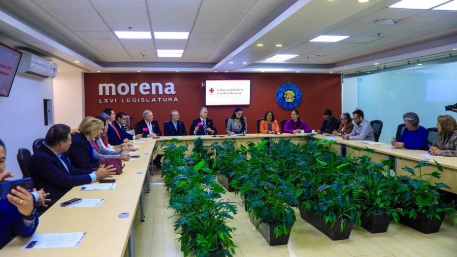 Morena busca ampliar los donativos voluntarios para fortalecer los servicios gratuitos de la Cruz Roja
