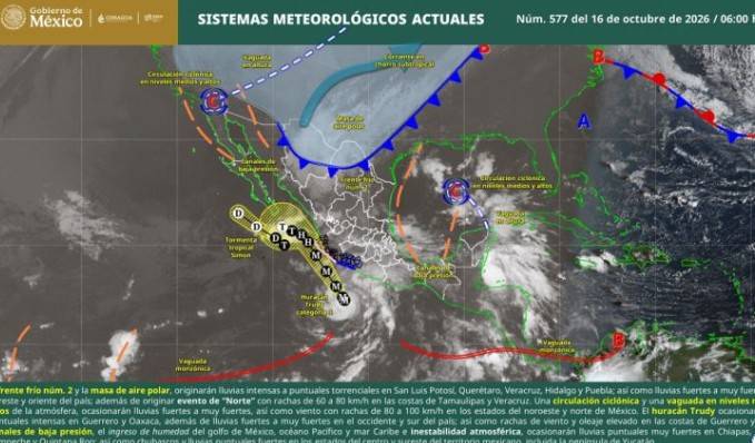 Prevén lluvias torrenciales de entre 150 y 250 mm en la Sierra Gorda