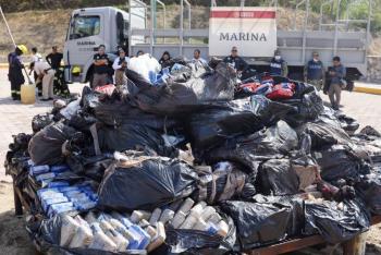 Aseguran m&aacute;s de 171 kilos de presunta coca&iacute;na ocultos en un tractocami&oacute;n en Chiapas