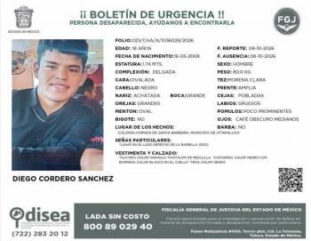Diego Cordero es localizado con vida tras una semana desaparecido en Edomex