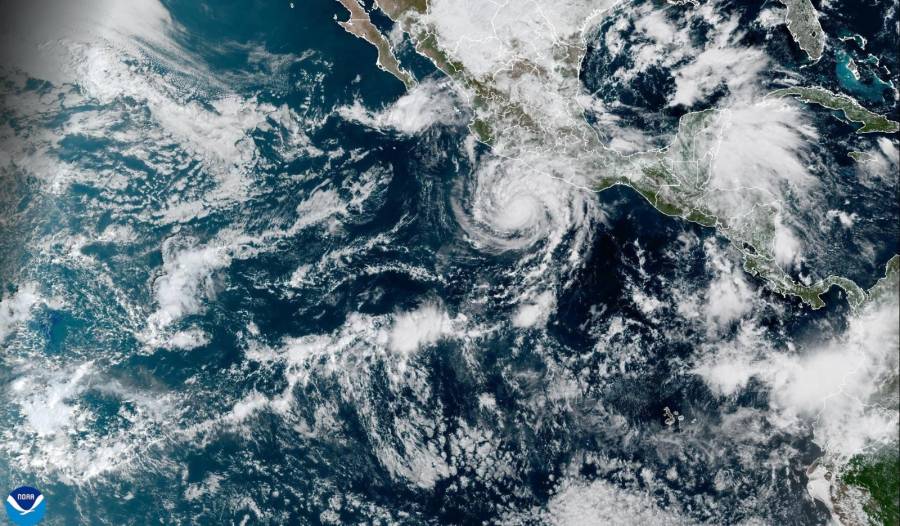 Huracán Trudy se fortalece frente al Pacífico y mantiene alerta por lluvias extremas en Jalisco, Colima y Michoacán 