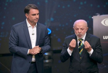 Lula y Fl&aacute;vio Bolsonaro protagonizan tenso debate con acusaciones de corrupci&oacute;n e inseguridad